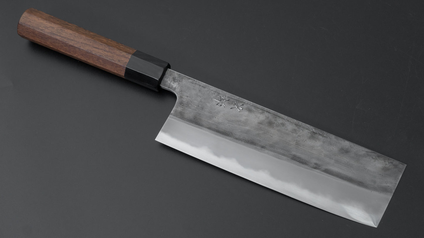 Jiro Tsuchime Wa Nakiri 180mm Tagayasan Handle (#492)