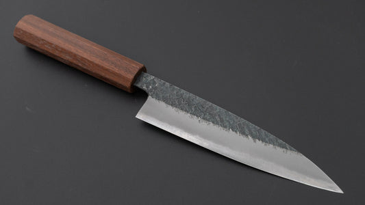 Muneishi Blue #2 Tsuchime Petty 135mm Walnut Handle