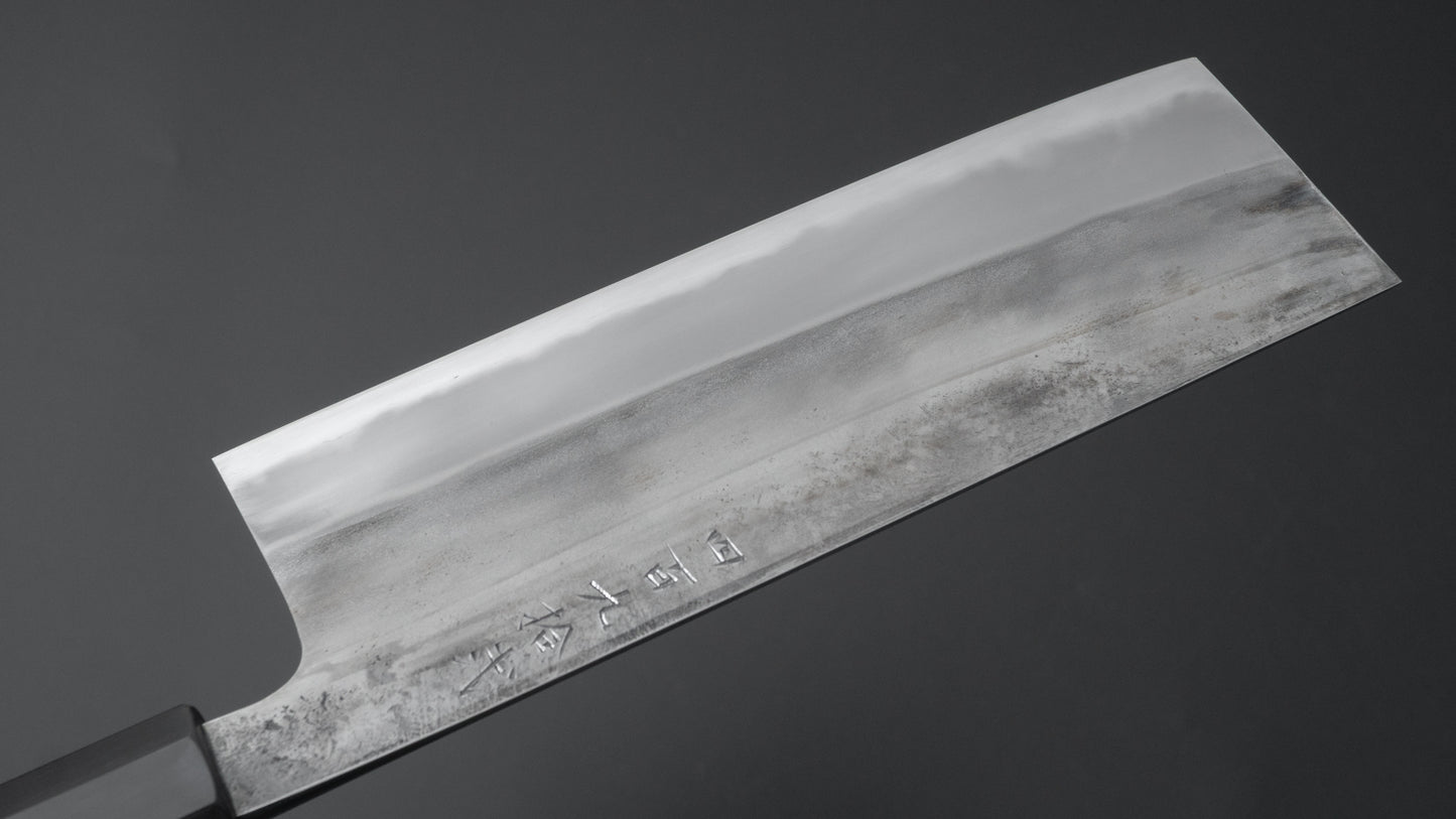 Jiro Tsuchime Wa Nakiri 180mm Tagayasan Handle (#492)