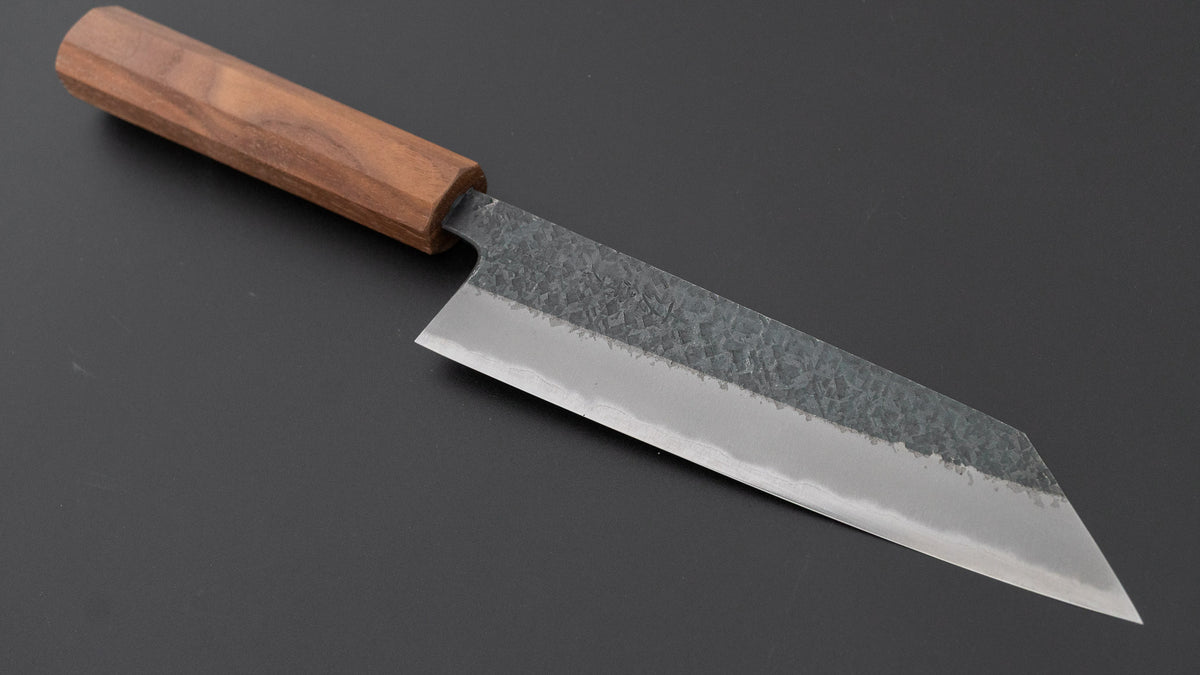Muneishi Blue #2 Tsuchime Bunka 165mm Walnut Handle