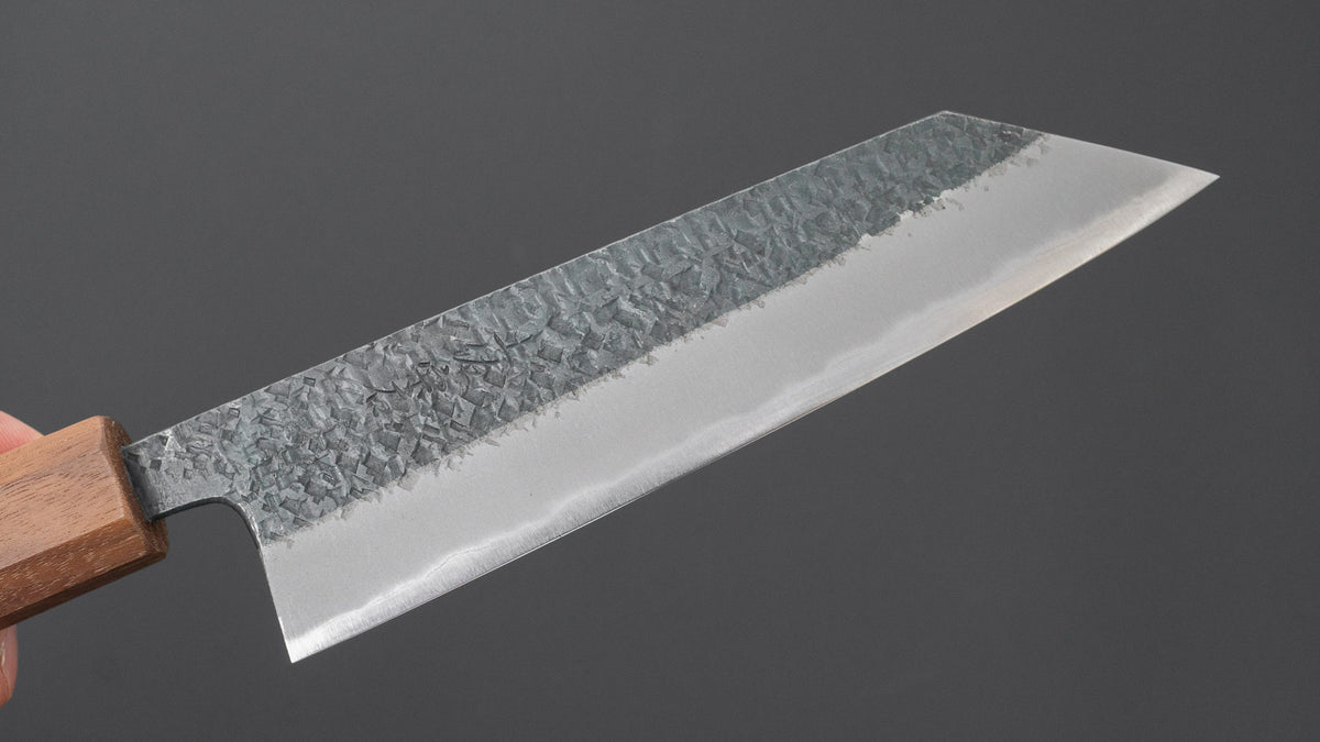 Muneishi Blue #2 Tsuchime Bunka 165mm Walnut Handle