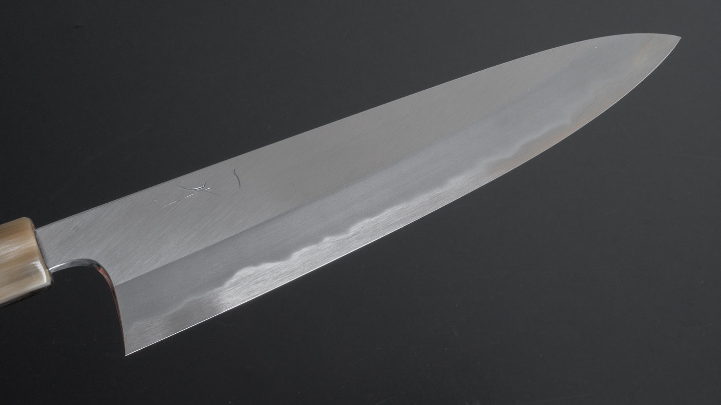 Hitohira Tanaka Kyuzo Blue Super Migaki Gyuto 240mm Taihei Makassar Ebony Handle (Saya)