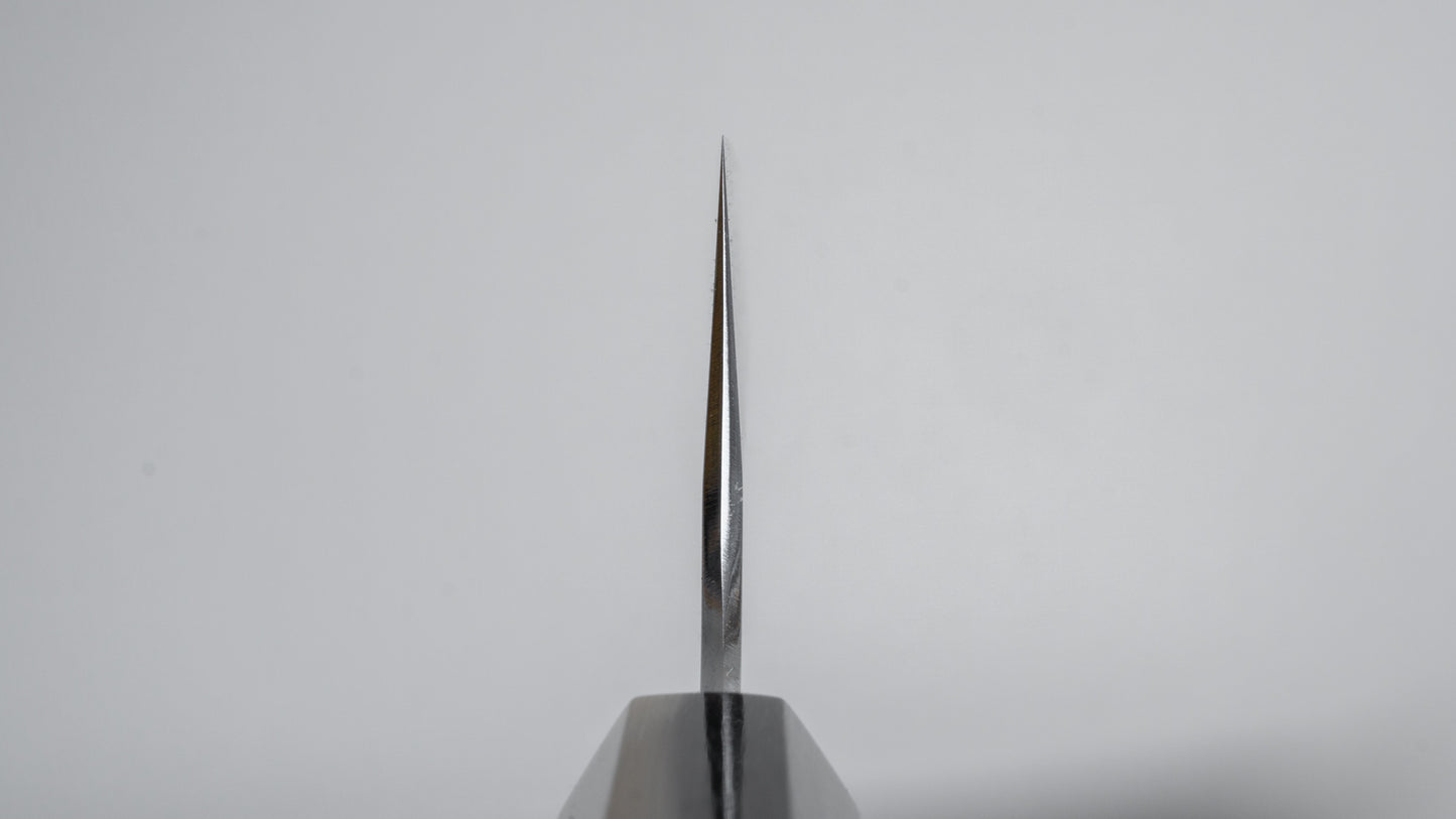 Hitohira Tanaka Kyuzo Blue Super Migaki Gyuto 240mm Taihei Makassar Ebony Handle (Saya)