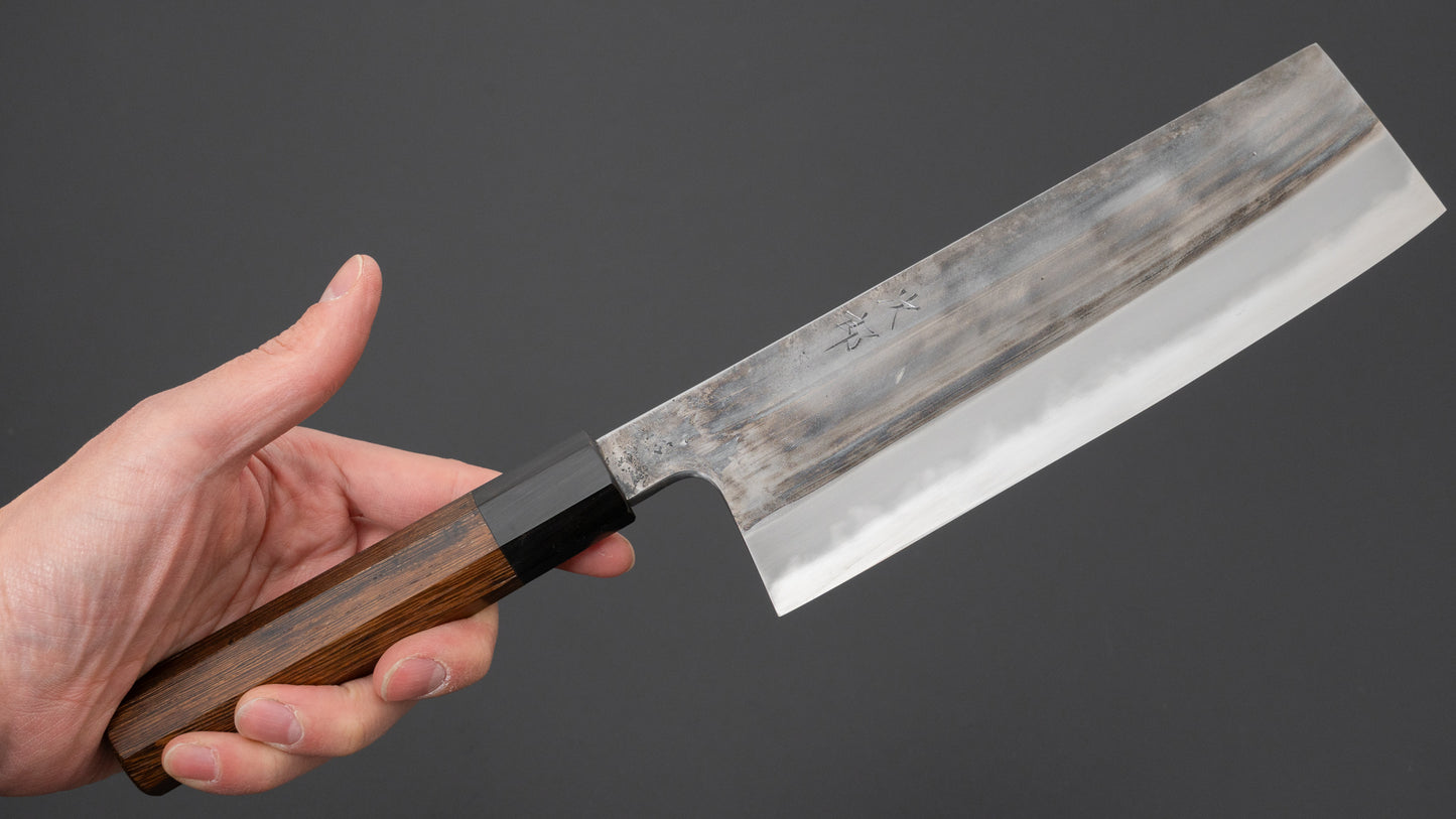 Jiro Tsuchime Wa Nakiri 180mm Taihei Tagayasan Handle (#694)