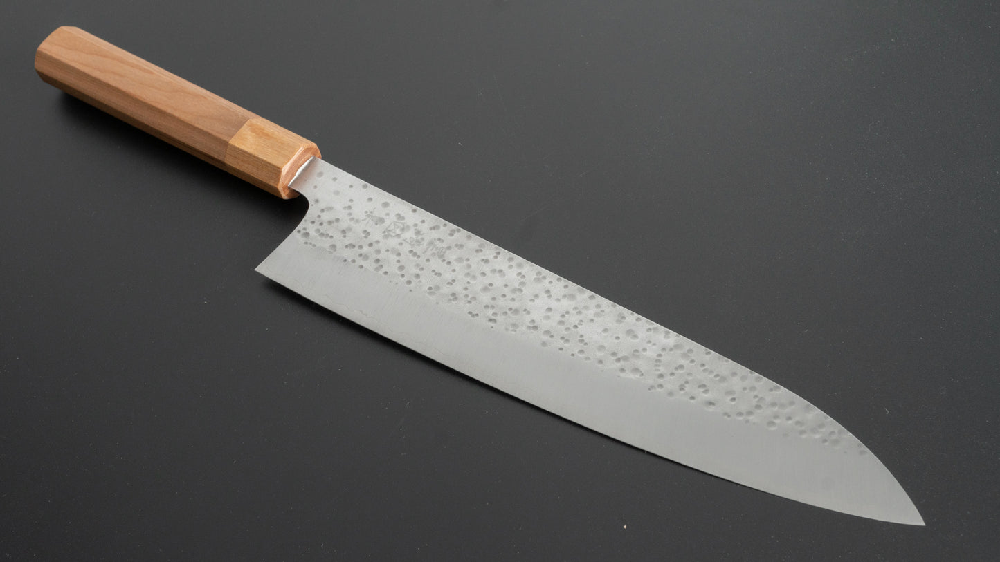 Makoto Kurosaki Sakura SG2 Gyuto 240mm kersenhouten handvat