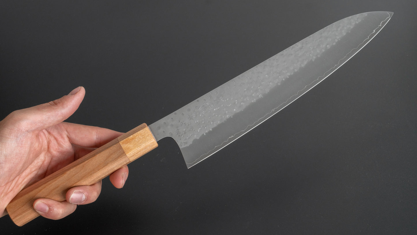 Makoto Kurosaki Sakura SG2 Gyuto 240mm kersenhouten handvat