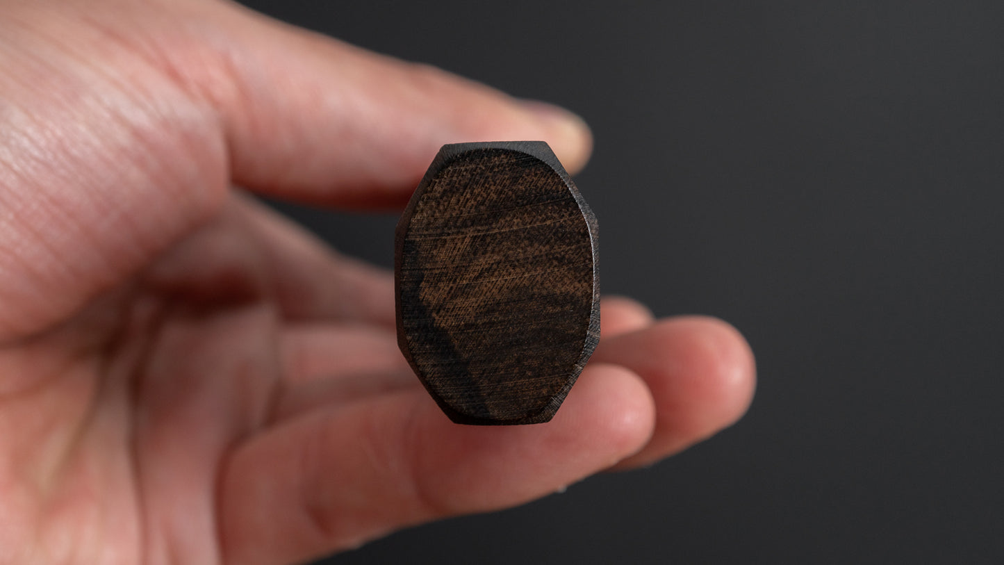 Hitohira Togashi White #1 Stainless Clad Migaki Gyuto 210mm Ziricote Handle