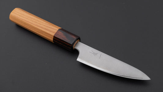Hitohira Futana SB Migaki Paring 80mm Keyaki Zelkova Handle