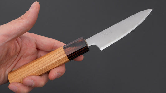 Hitohira Futana SB Migaki Paring 80mm Keyaki Zelkova Handle