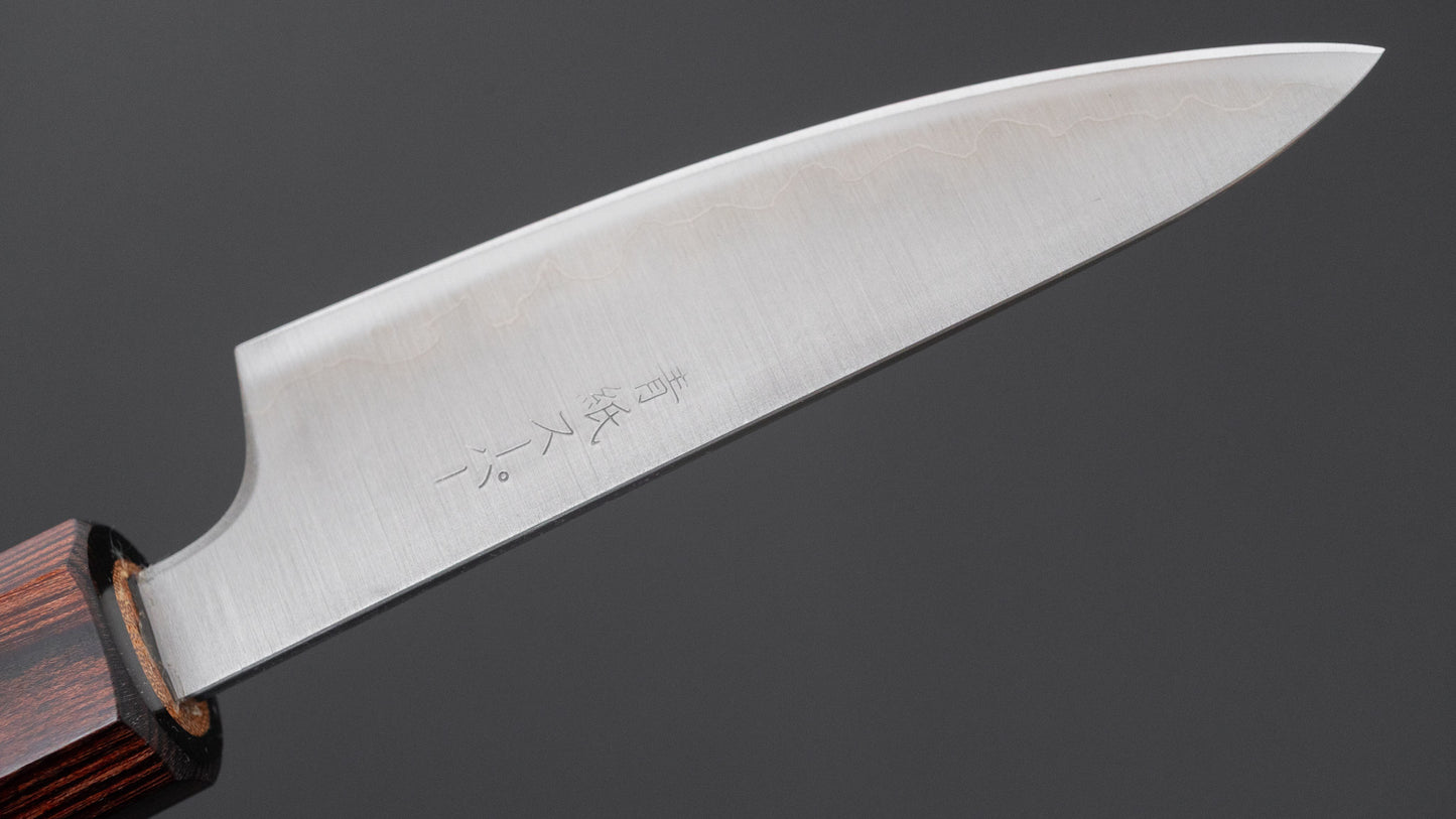Hitohira Futana SB Migaki Paring 80mm Keyaki Zelkova Handvat