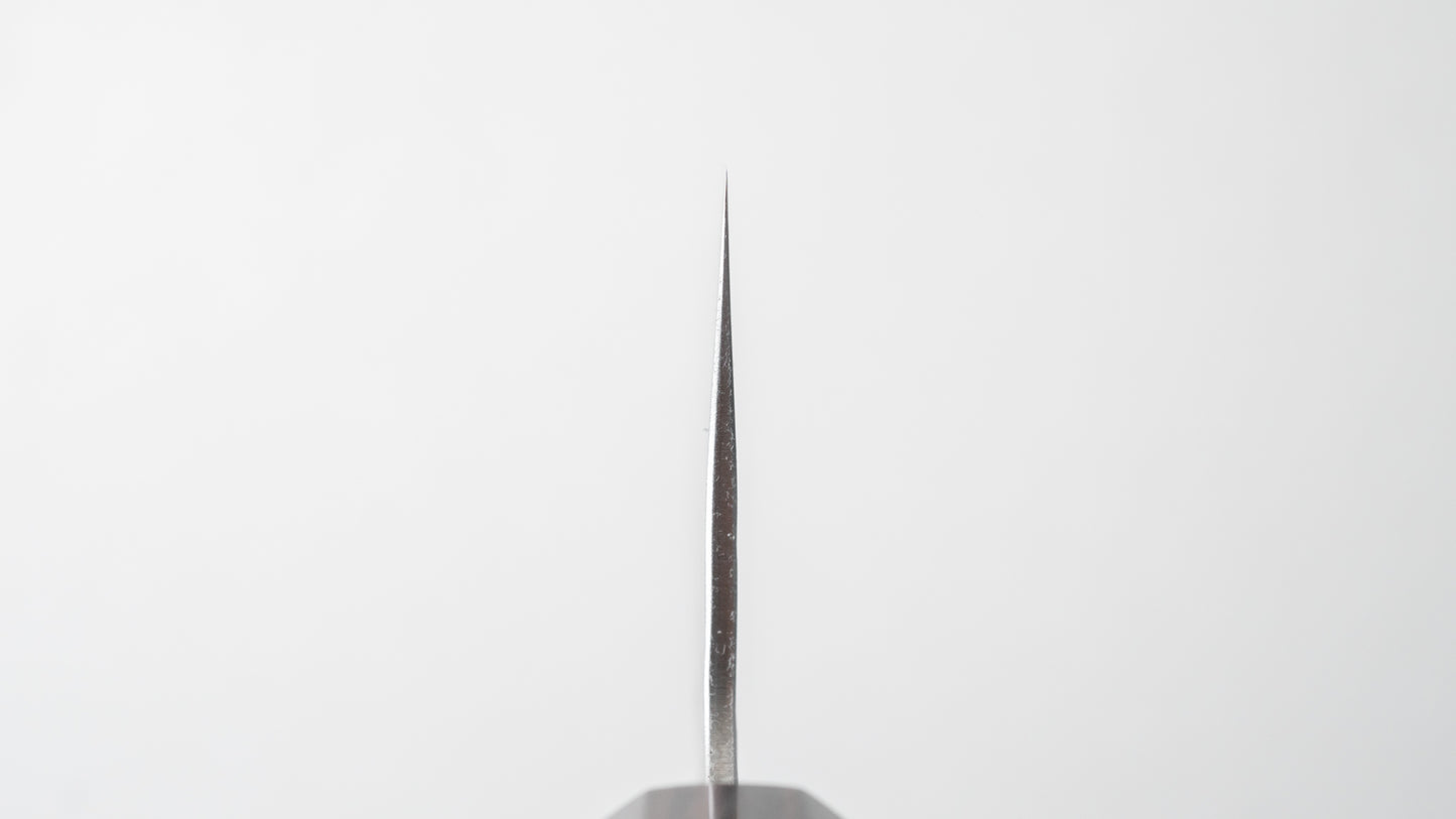 Hitohira Futana Wit #2 Migaki Tsuchime Nakiri 165 mm kersenhouten handvat