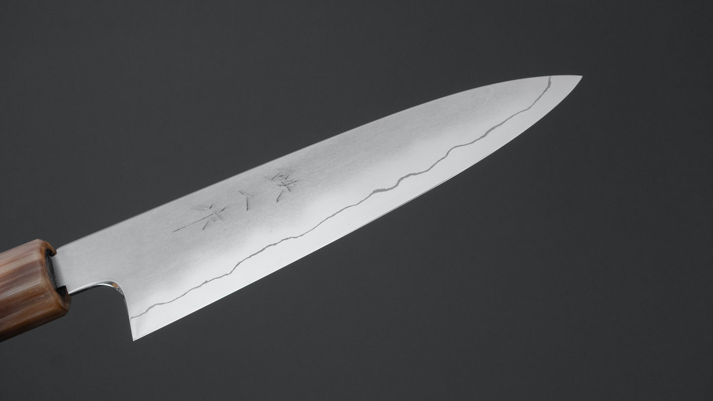 Tetsujin Silver #3 Kasumi Petty 135mm Taihei Makassar Handle