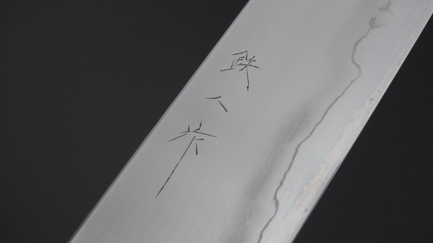 Tetsujin Silver #3 Ukiba Gyuto 240mm Yakusugi Cedar Handle