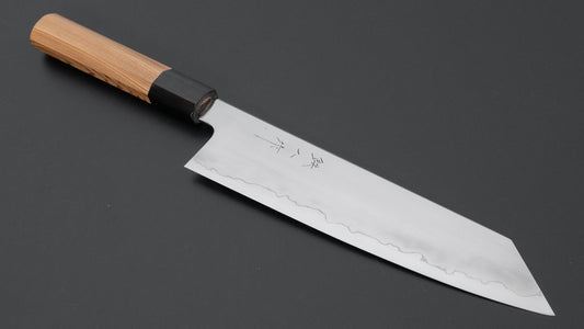 Tetsujin Silver #3 Ukiba Kiritsuke Gyuto 240mm Yakusugi Cedar Handle