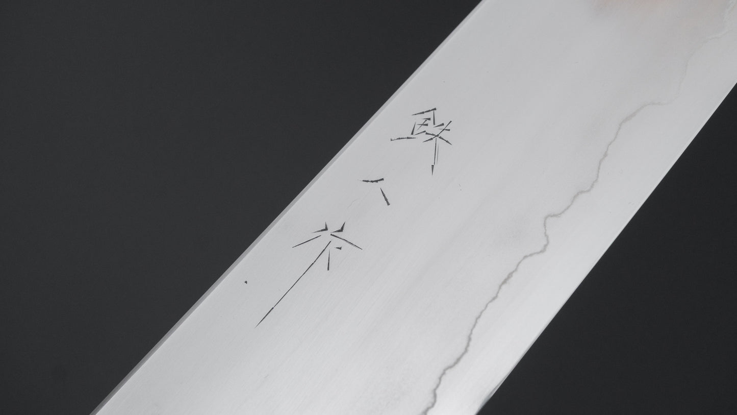 Tetsujin Silver #3 Ukiba Kiritsuke Gyuto 240mm Yakusugi Cedar Handle