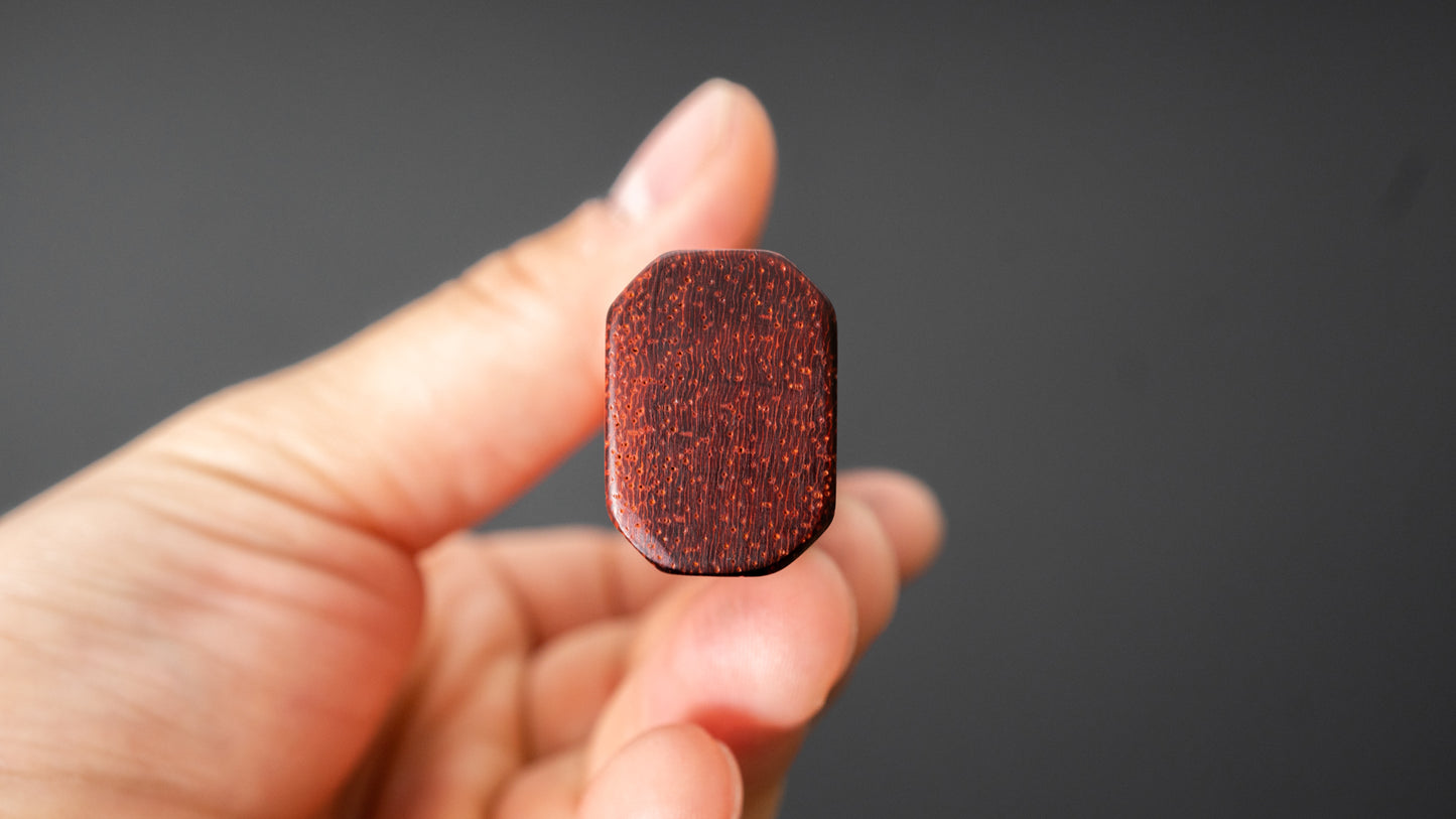 Hitohira TD Blue #2 Stainless Clad Kurouchi Petty 150mm Padauk Handle