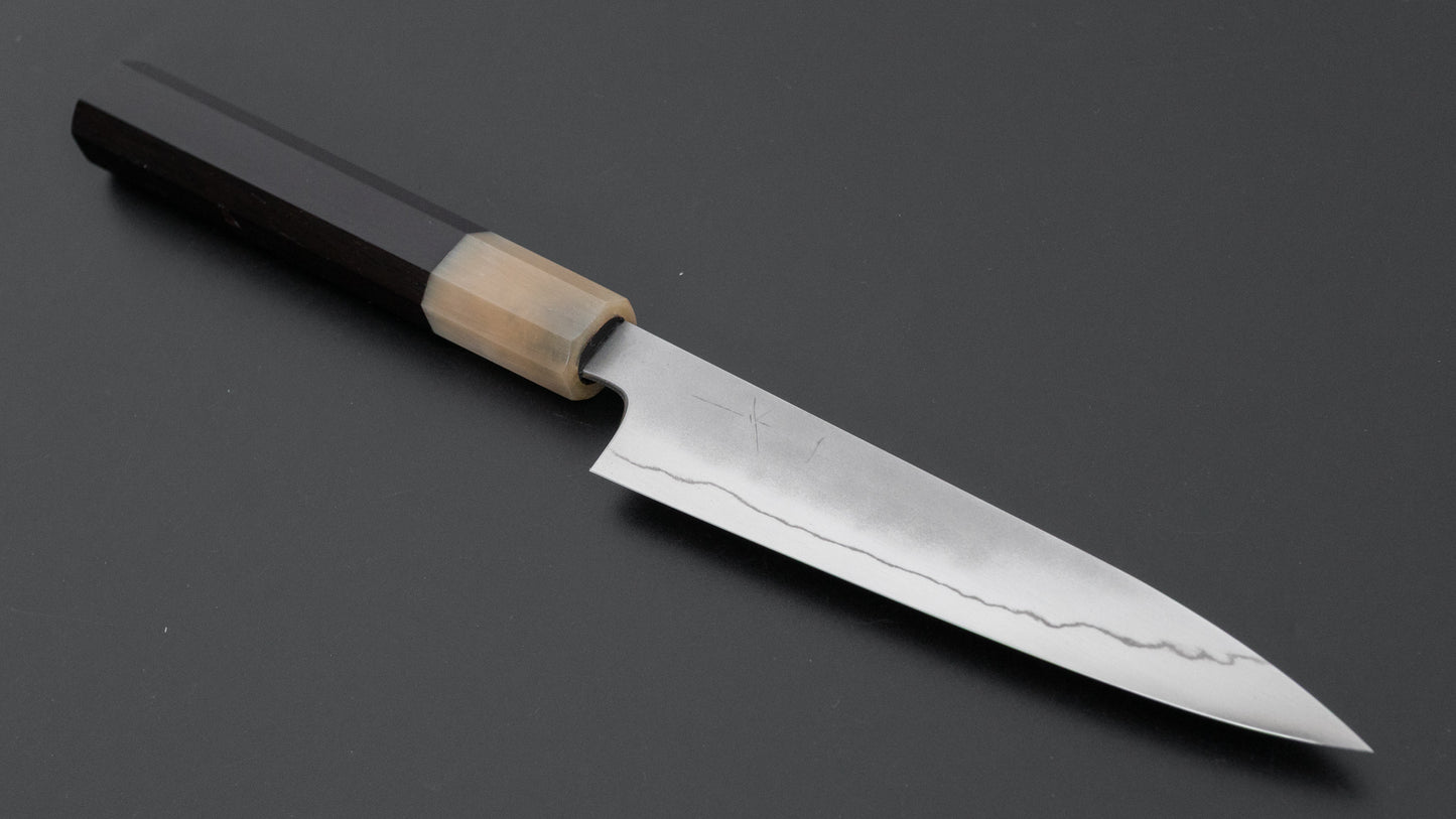 Hitohira Nakagawa Yohei Ginsan Kasumi Petty 150mm Ebbenhouten Heft