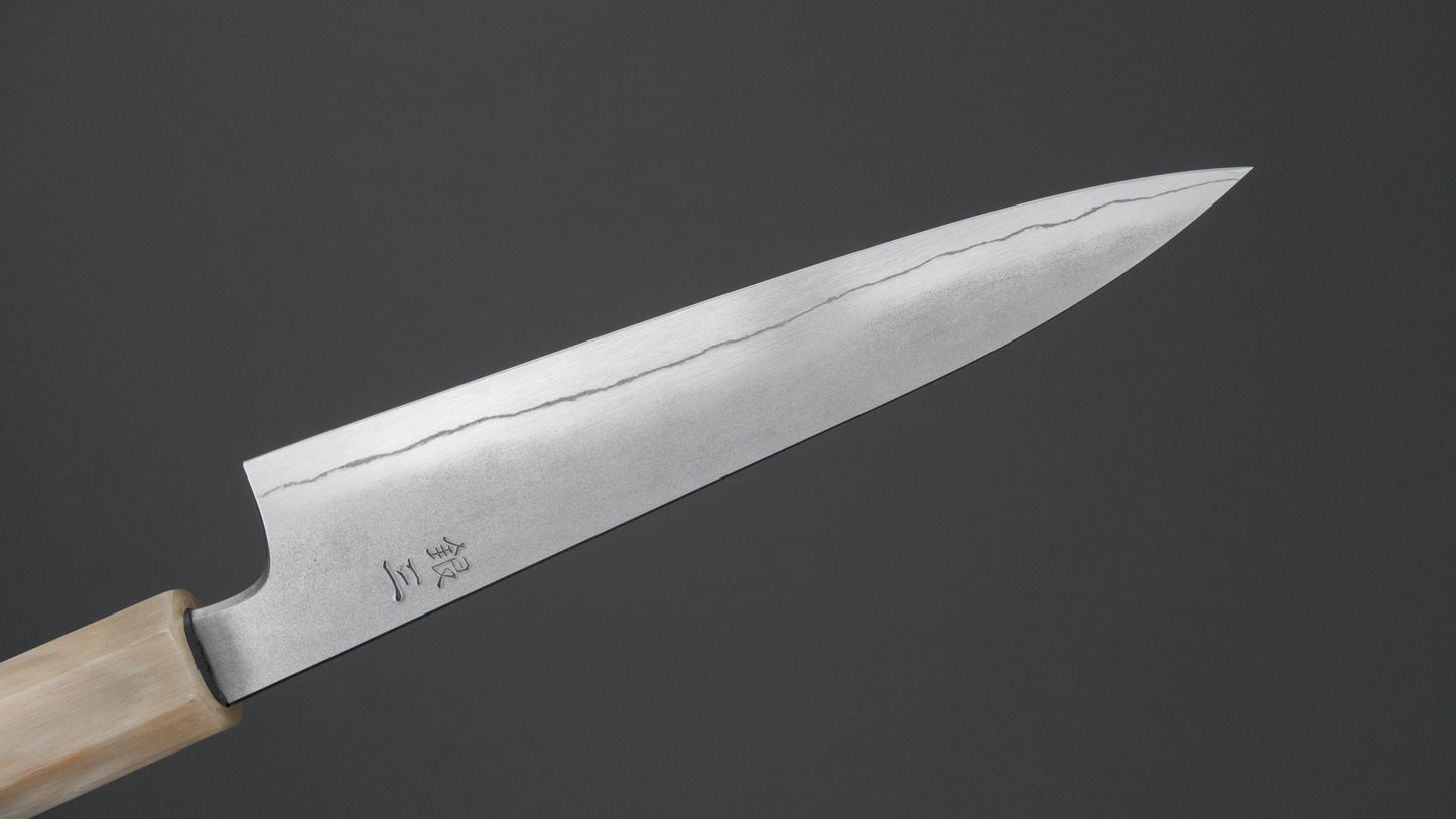Hitohira Nakagawa Yohei Ginsan Kasumi Petty 150mm Ebbenhouten Heft