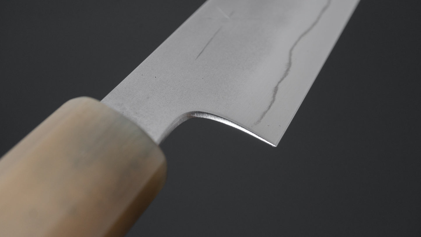 Hitohira Nakagawa Yohei Ginsan Kasumi Petty 150mm Ebbenhouten Heft