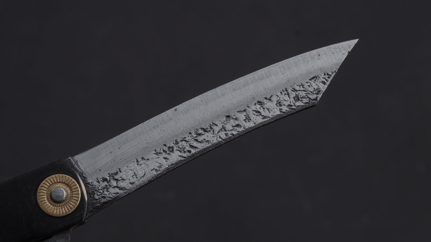 Higonokami Custom Folding Knife Large Brass Handle (#11B M)