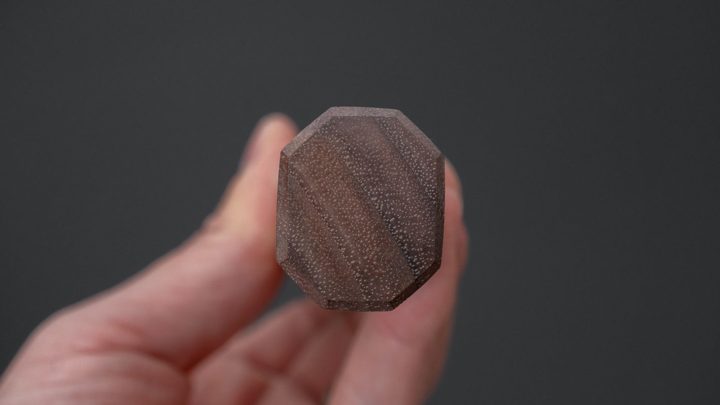 Hitohira Futana S3 Tsuchime Damascus Santoku 170mm Walnut Handle