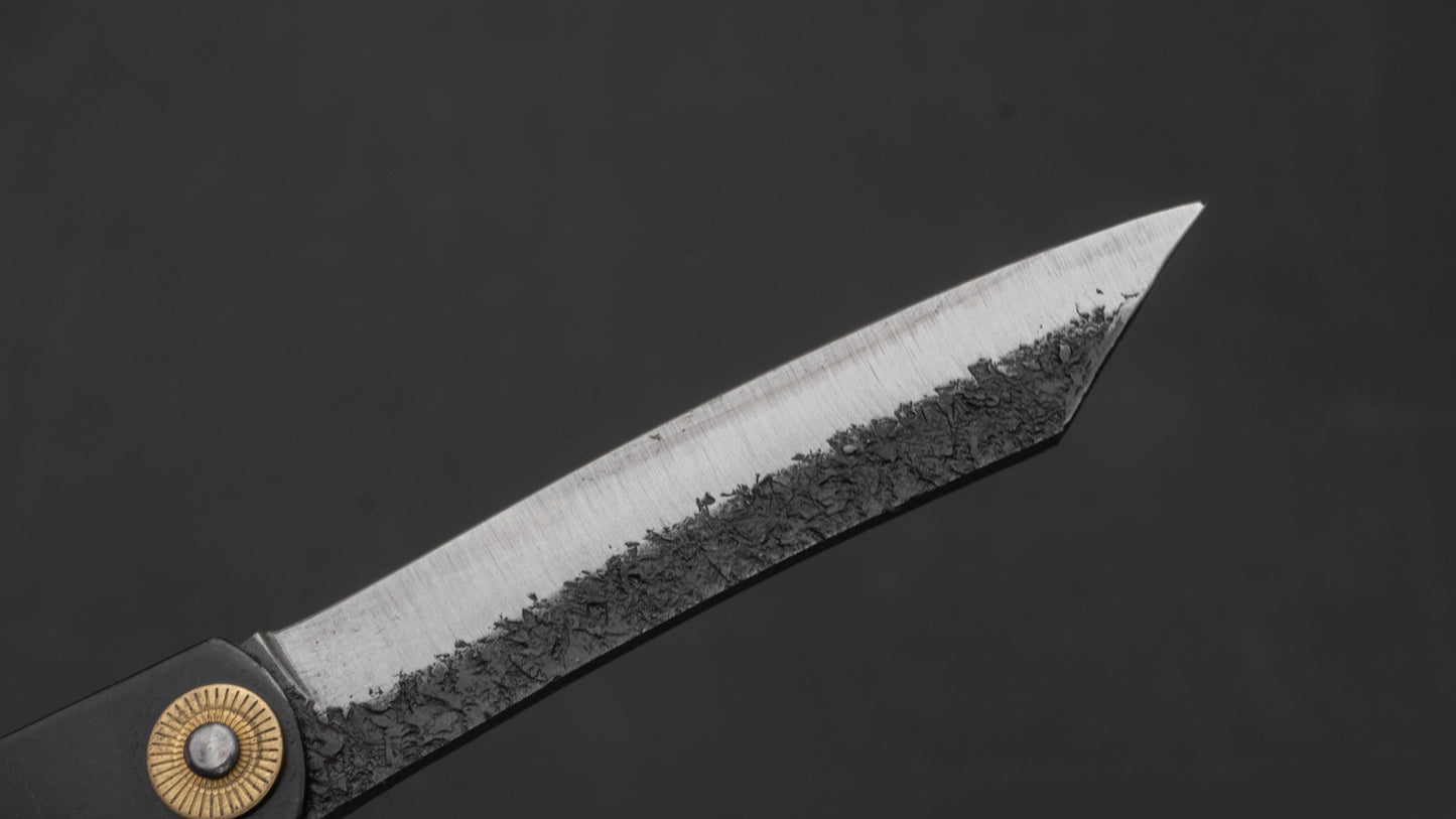 Higonokami Custom Folding Knife Large Brass Handle (#11B K)