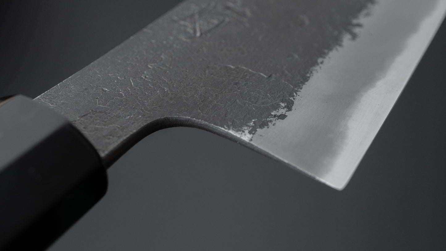 Hitohira Hinode Nashiji White #2 Santoku 180mm Yakusugi Cedar Handle