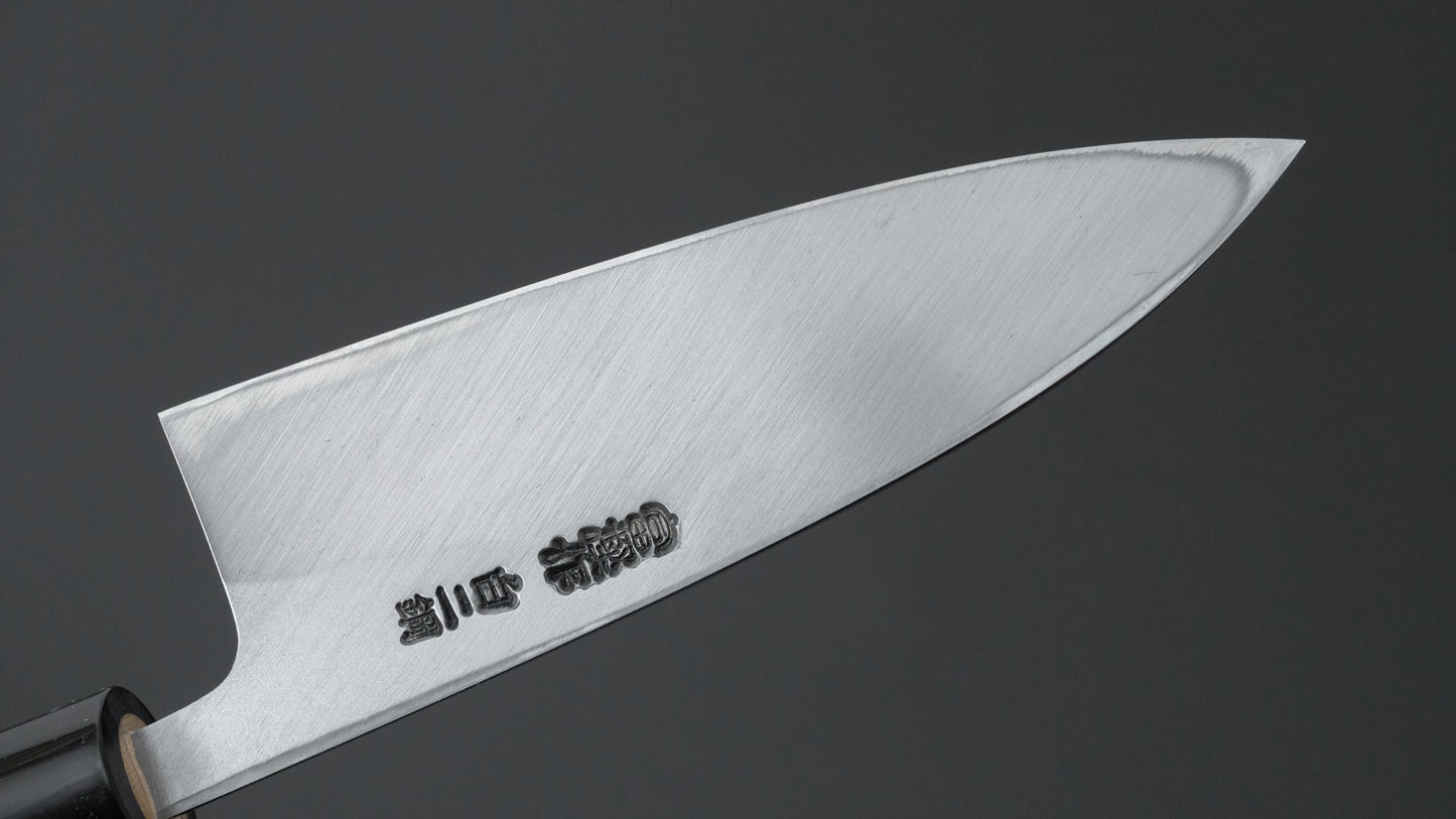 Hitohira Togashi White #2 Deba 120mm Ho Wood Handle (D-Shape/ Saya)