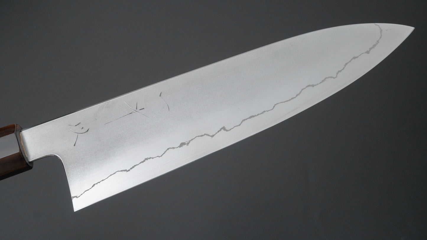 Hitohira Kikuchiyo Izo Silver #3 Gyuto 210mm Yakusugi Cedar Handle
