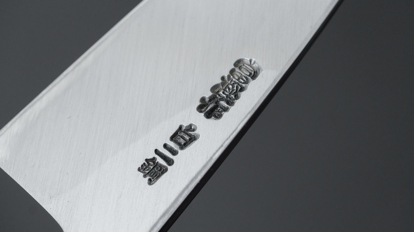 Hitohira Togashi White #2 Deba 120mm Ho Wood Handle (D-Shape/ Saya)