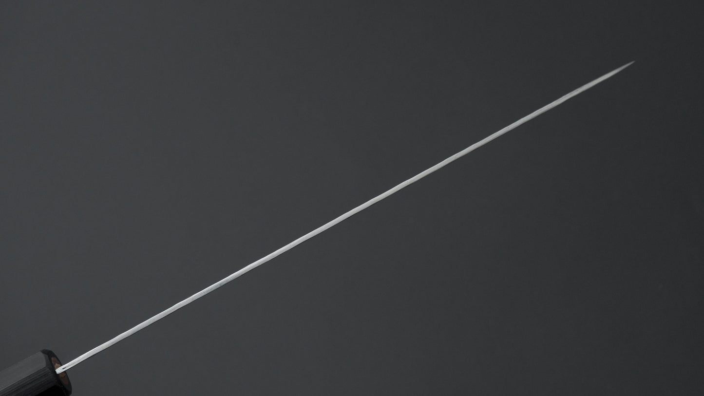 Hitohira HG Tsuchime Damascus Sujihiki 240 mm walnoot handvat