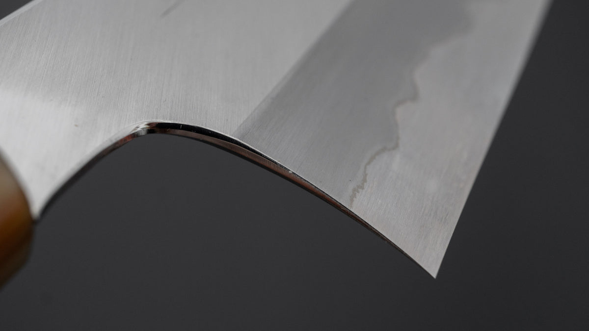 Hitohira Togashi Blue #1 Stainless Clad Gyuto 240mm Ebony Handle