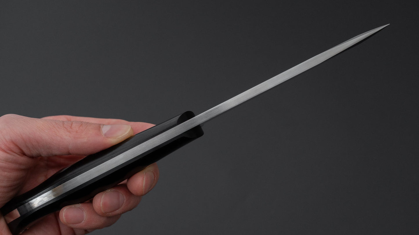 MOKI Berg Fixed Blade Linen Micarta Handle