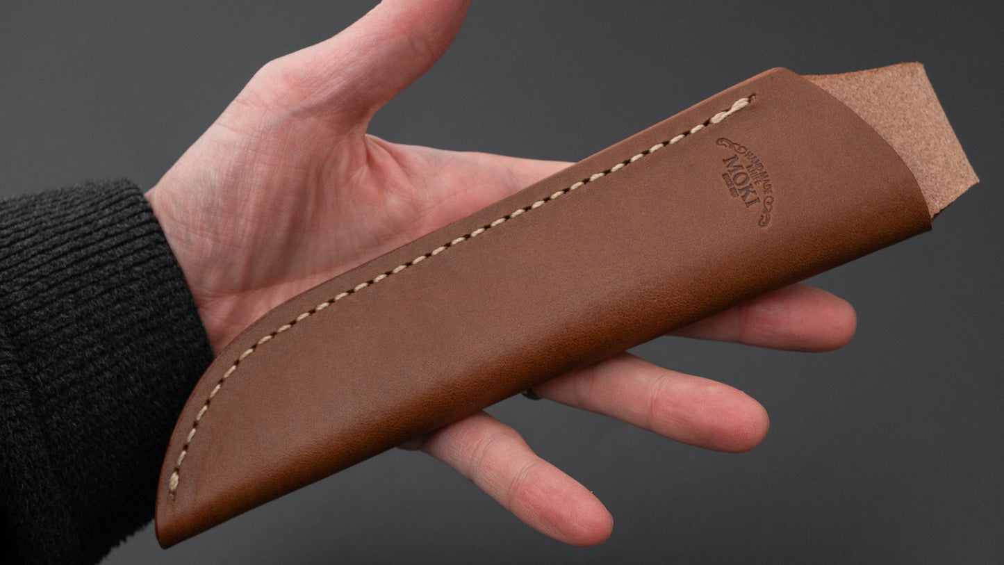 MOKI Berg Fixed Blade Linen Micarta Handle