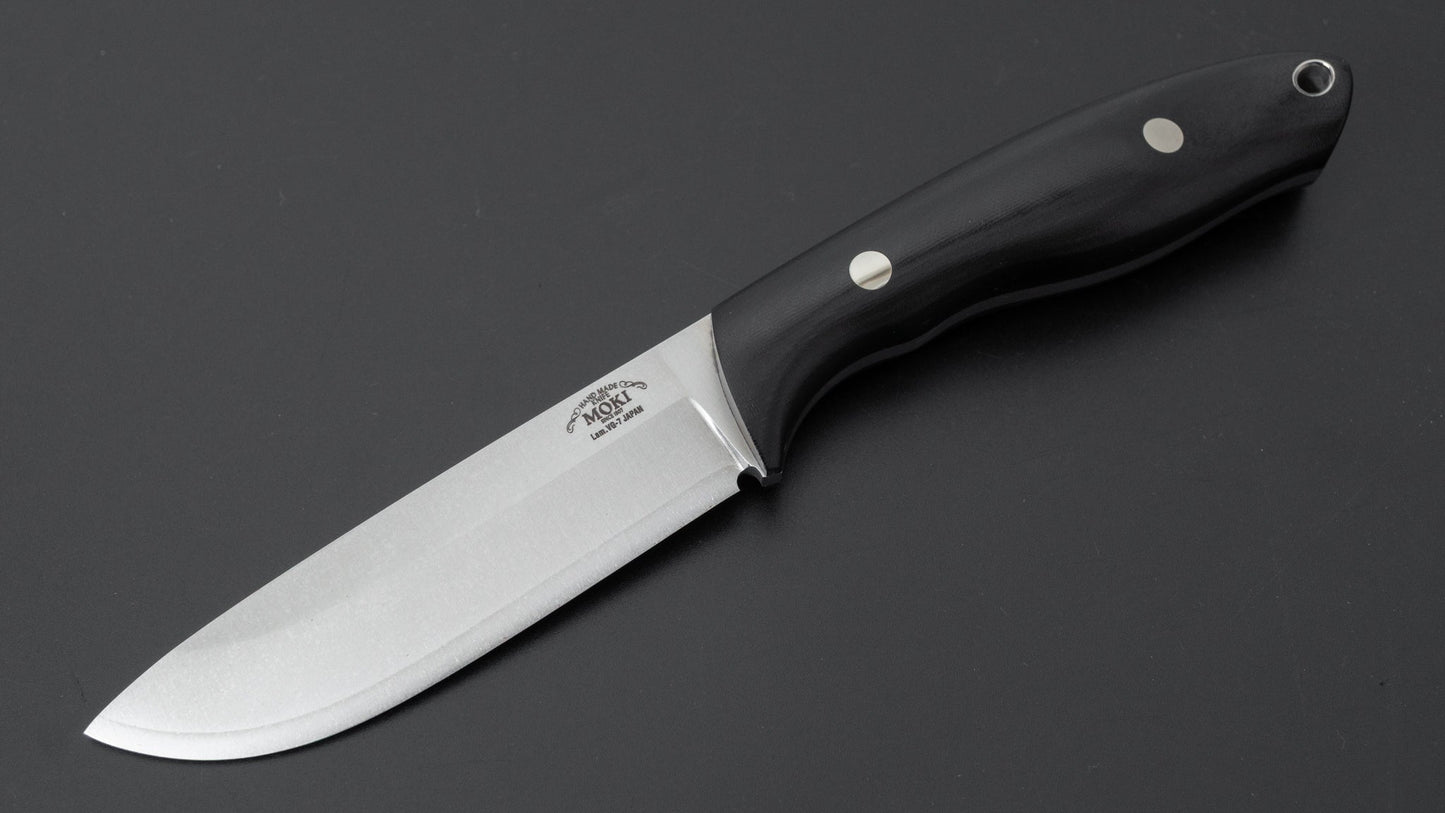 MOKI Berg Pro Trail Fixed Blade Linen Micarta Handle