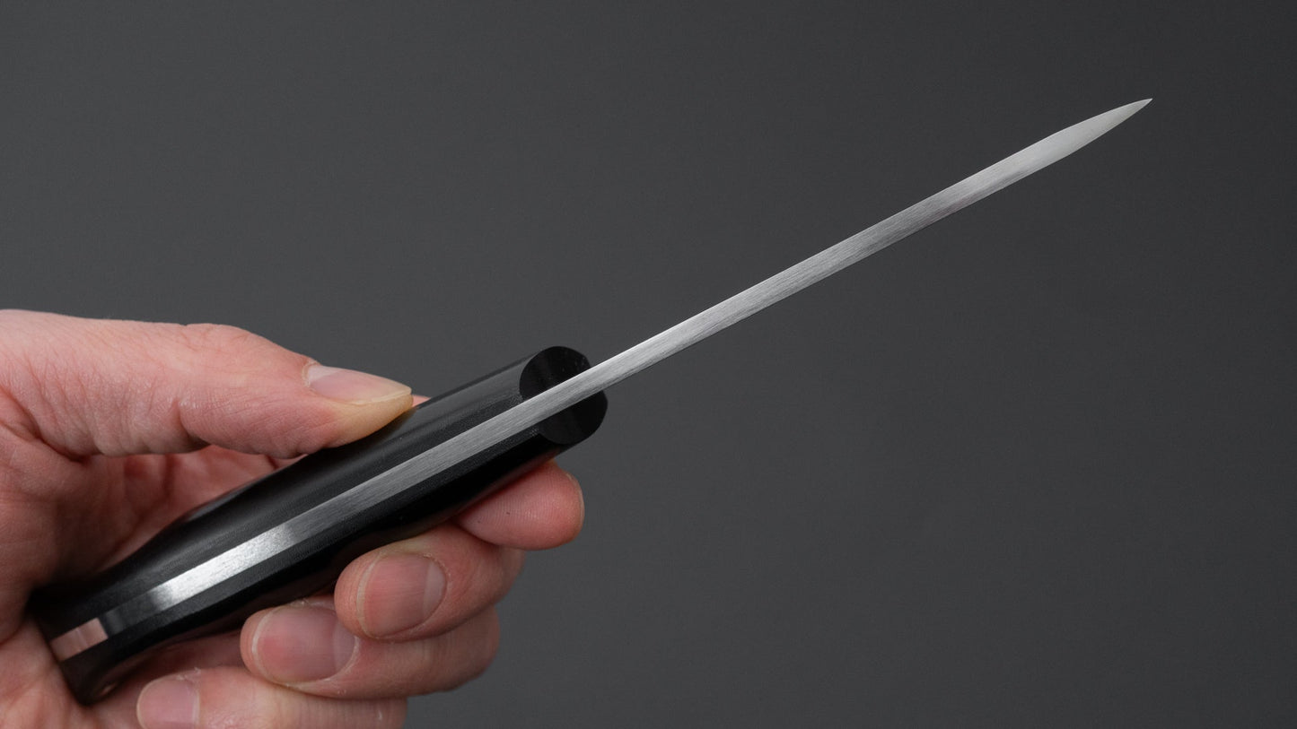 MOKI Berg Pro Trail Fixed Blade Linen Micarta Handle