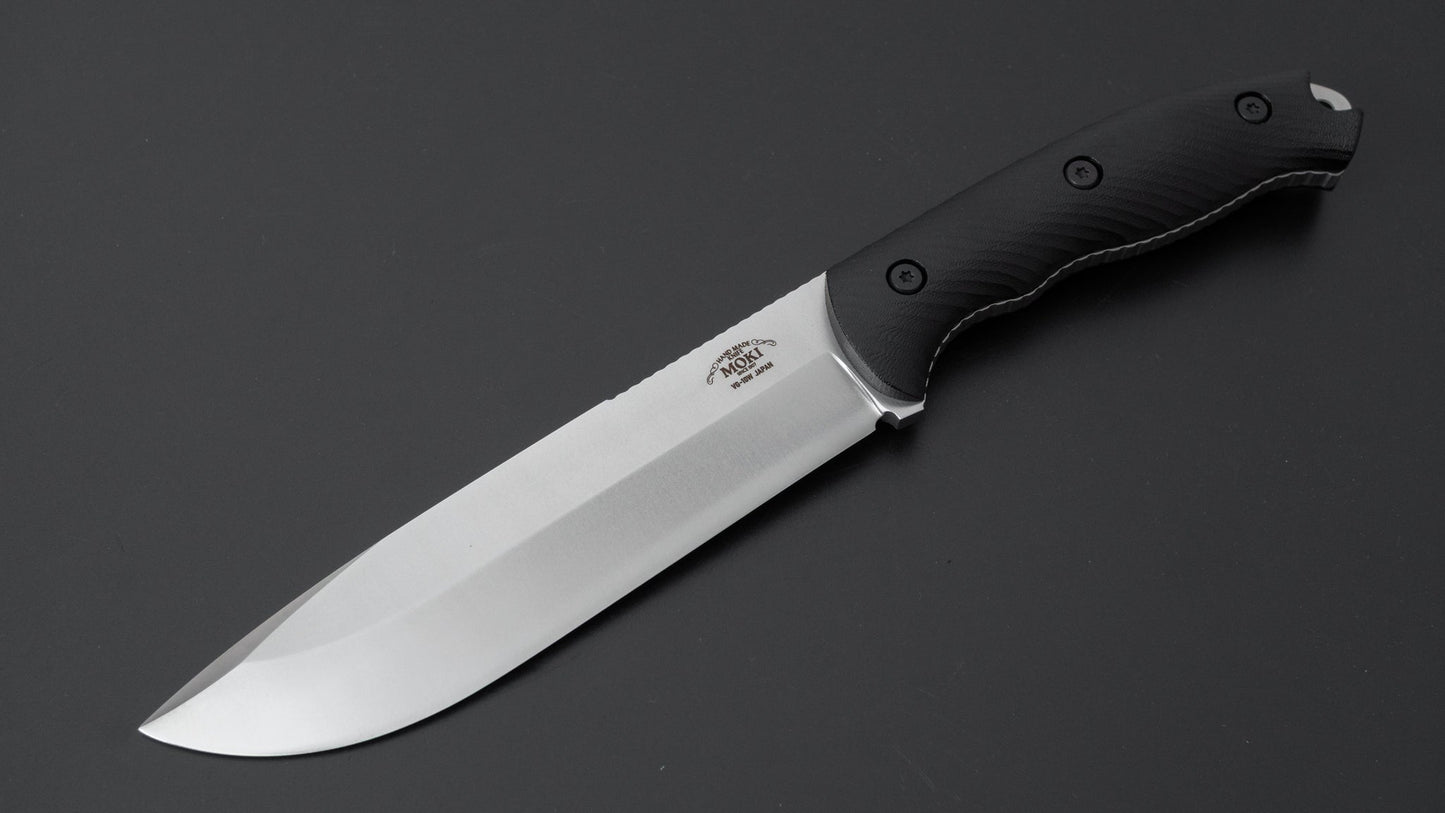 MOKI Berg Robson Ruggedman Fixed Blade Linen Micarta Handle