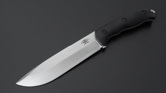 MOKI Berg Robson Ruggedman Fixed Blade Linen Micarta Handle