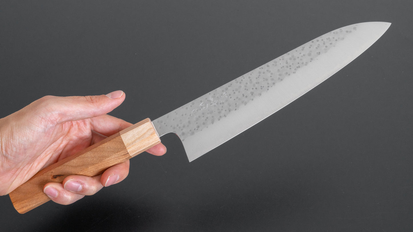Makoto Kurosaki Sakura SG2 Gyuto 210mm kersenhouten handvat