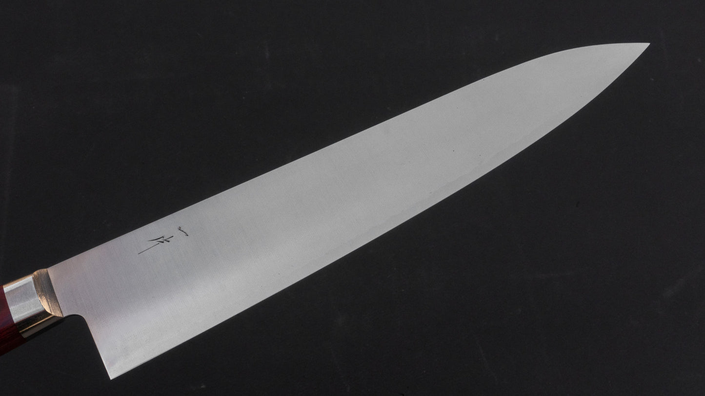 Hitohira TP Gyuto 210 mm wijnpakka-handvat