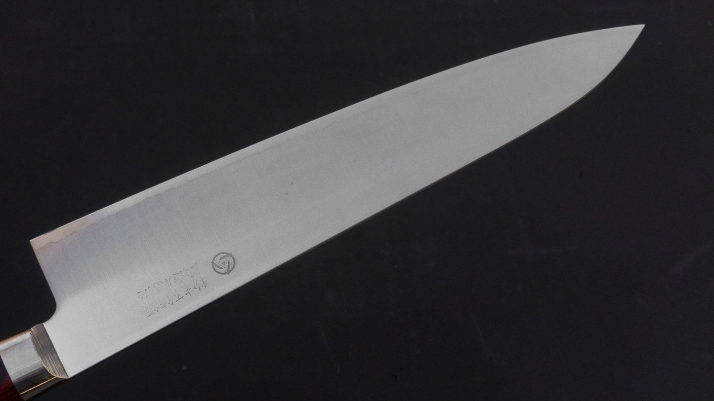 Hitohira TP Gyuto 210 mm wijnpakka-handvat