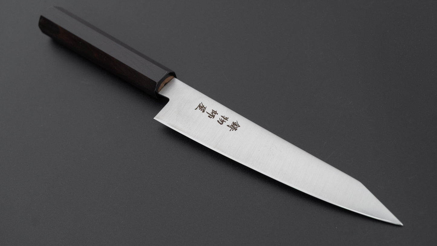 Hitohira Imojiya TH Stainless Kiritsuke Petty 150mm Ebony Handle (Wa)