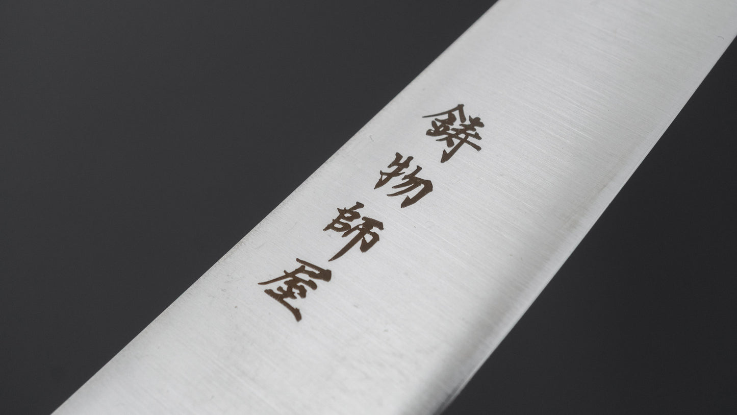 Hitohira Imojiya TH Stainless Kiritsuke Petty 150mm Ebony Handle (Wa)