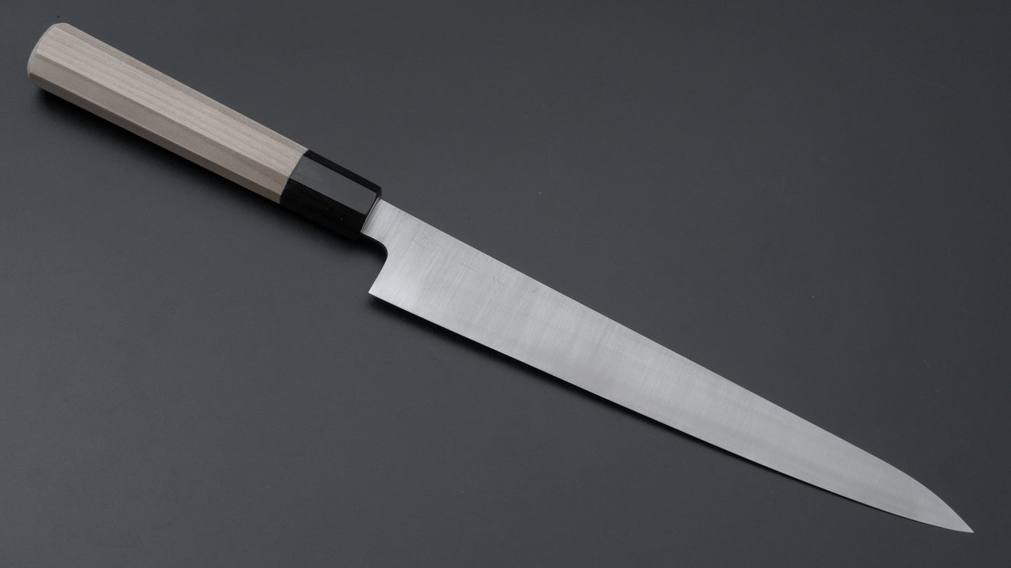 Hitohira Ashi Wit #2 Sujihiki 270 mm Ho houten handvat