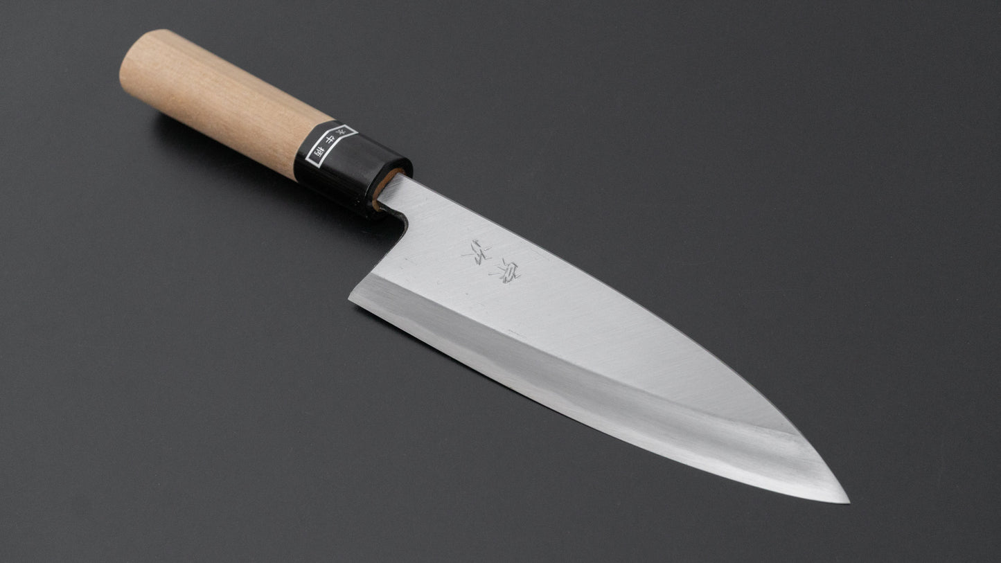 Morihei Munetsugu White #2 Ai Deba 165mm Ho Wood Handle