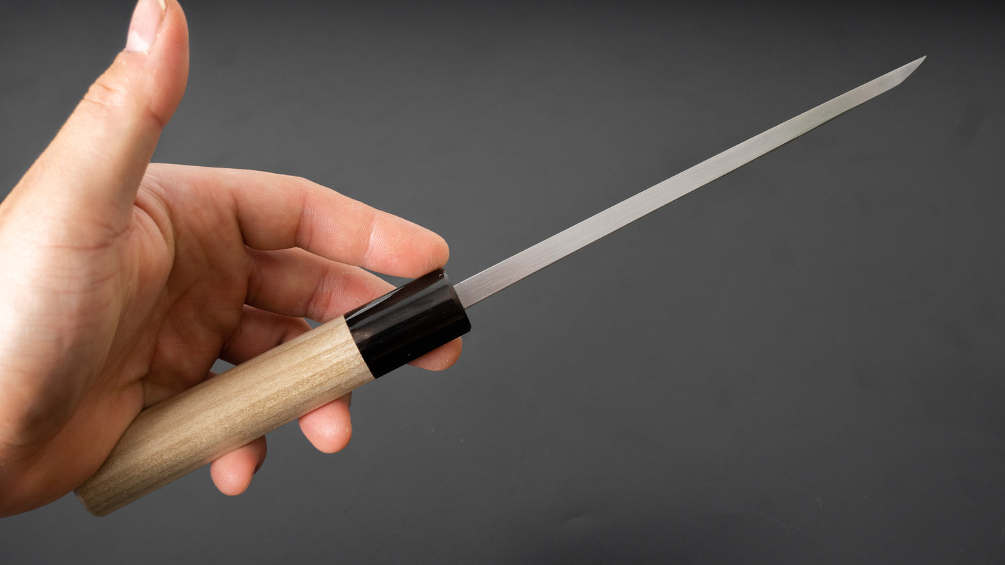 Hitohira Kikuchiyo Manzo White #3 Deba 150mm Ho Wood Handle (D-Shape)