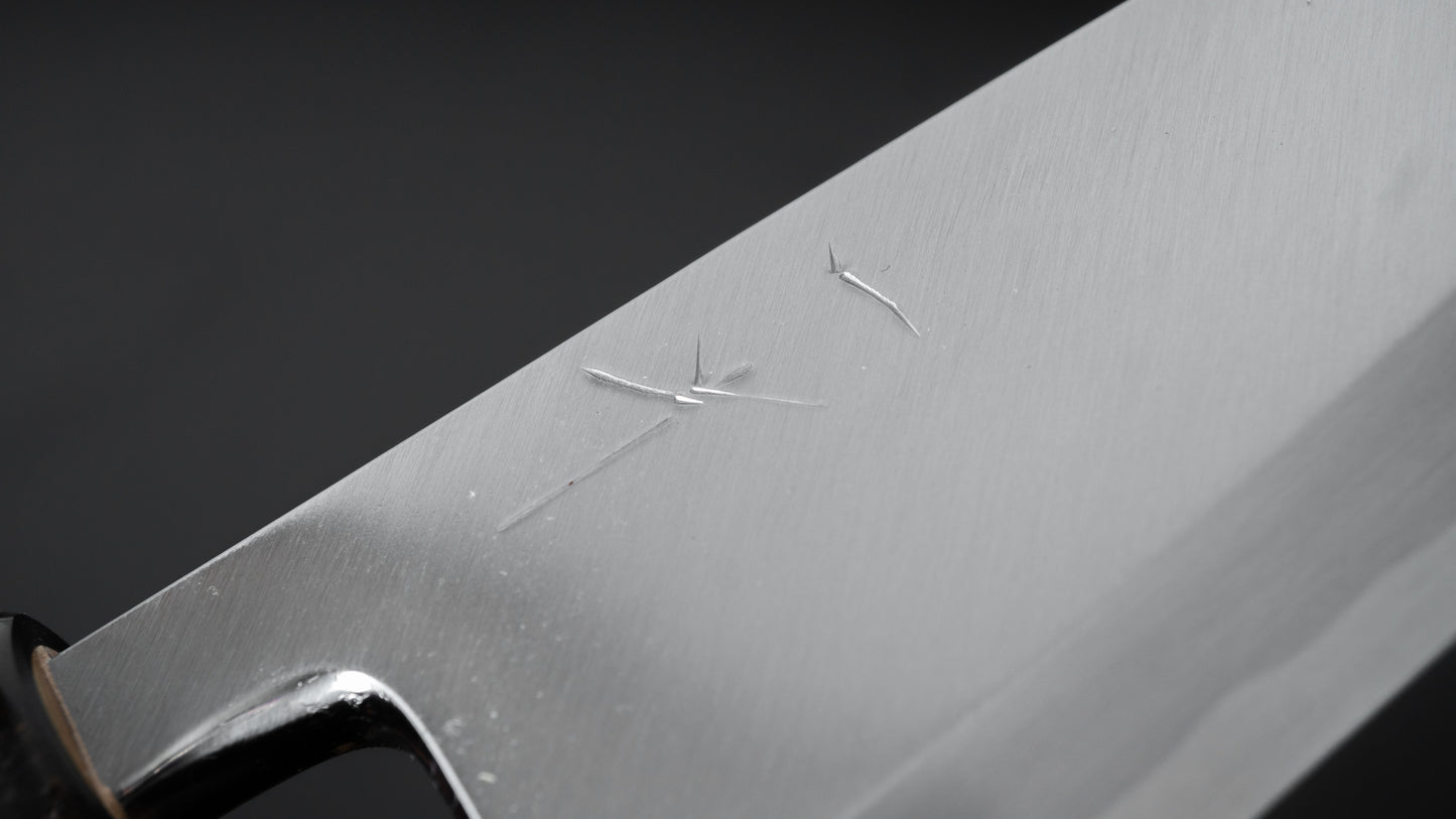 Hitohira Kikuchiyo Manzo Wit #3 Deba 150 mm Ho houten handvat (D-vorm)