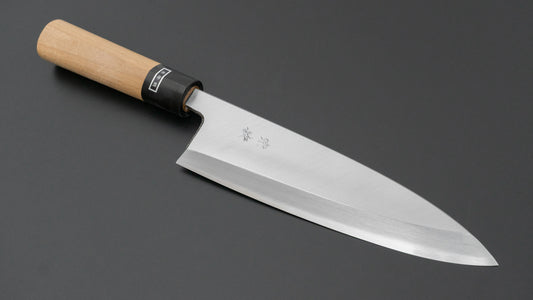 Morihei Munetsugu White #2 Ai Deba 210mm Ho Wood Handle