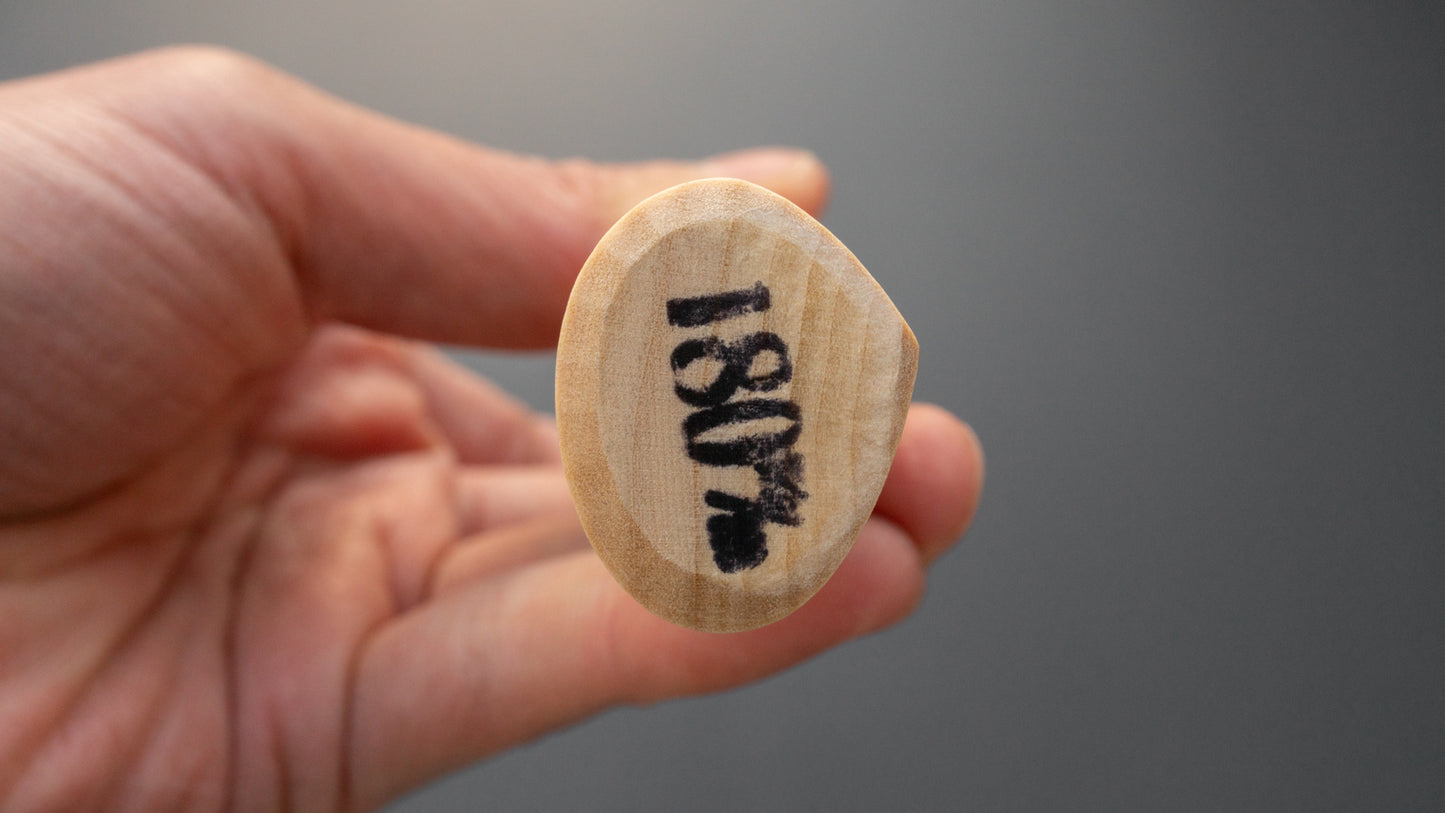 Morihei Yoshitomo Kamagata Usuba 180mm Poplar Handle