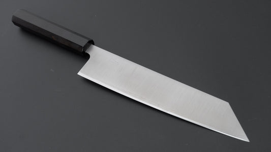 Hitohira Futana Stainless Migaki Kiritsuke Gyuto 210mm Ebony Handle